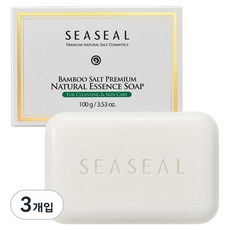 SEASEAL 竹鹽精華皂, 100g, 3入