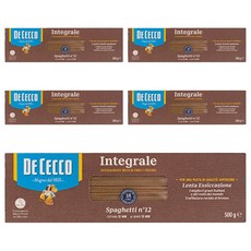 데체코 통밀 스파게티면, 500g, 5개