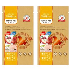 RIVERD REPUBLIC 鮮味果泥 小動物用 雞肉蘋果+雞肉草莓 6條, 30g, 2包