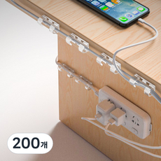 Market Plan 電線整理夾, 200個, 透明