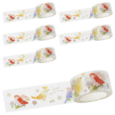 CARD LOVER 信的戀人 PET膠帶 庭院美術館 30mm x 3m, 春日鶯鳴, 6個