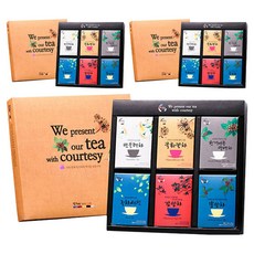 다예 꽃잎차 세트, 꽃잎차 6종, 3세트