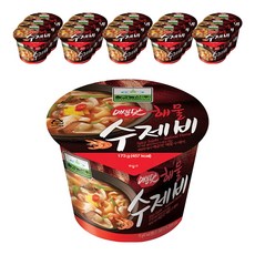 칠갑농산 해물수제비 매운맛, 173g, 16개