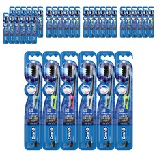 Oral-B 歐樂B Cross Action 竹炭亮白牙刷, 6支, 6組