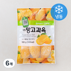 망고과육 (냉동), 6개, 500g