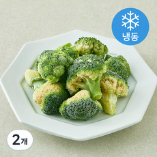 유기농 인증 간편 브로콜리 (냉동), 300g, 1개입, 2개