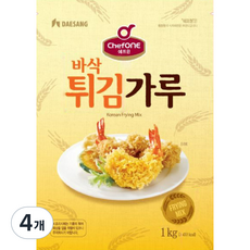 쉐프원 바삭 튀김가루, 1kg, 4개