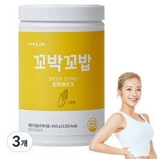 비브리브 꼬박꼬밥 한끼쉐이크 스윗콘맛, 600g, 3개
