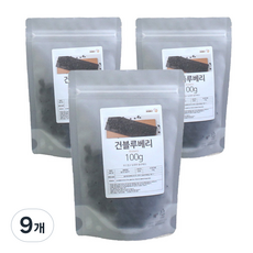 어썸베리 건블루베리, 9개, 100g