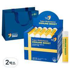Swedish Nutra 超級綜合維他命 免疫增強 30p + 提袋, 30冊, 2盒