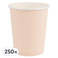 종이컵 베이비핑크 300ml, 1개입, 250개