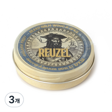 REUZEL 木質香調鬍鬚膏, 35g, 3個