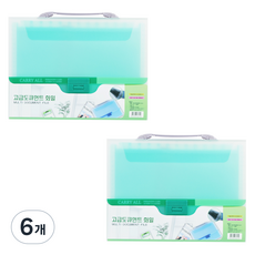 청운 고급 도큐먼트 파일 A4, 초록, 6개