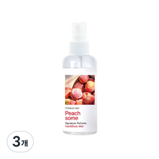 로더베르 헤어앤바디미스트 피치썸, 3개, 150ml