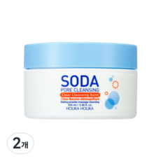 홀리카홀리카 소다톡톡 말끔모공 클리어 클렌징밤, 2개, 100ml