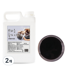 딜라잇가든 브라운슈가 흑당시럽, 2.5kg, 2개