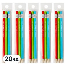 체크라이너 채점펜 3종 세트, 20세트, 3색