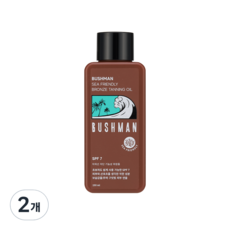 BUSHMAN Sea Friendly青銅古銅色油 SPF7, 190ml, 2個