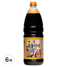 첫맛 우동다시, 2kg, 6개