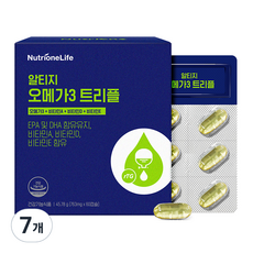 Nutrione rTG Omega-3維他命三效錠, 60顆, 7盒