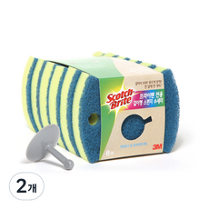 3M Scotch-Brite 百利 掛式平底鍋專用海綿菜瓜布, 6入, 2個