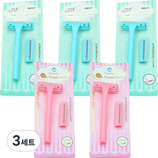 블루마켓 휴대용 일회용 면도기 랜덤발송 5p 세트, 5개, 3세트