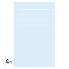 양지다이어리 더스페셜 위클리썸업 메모지, 혼합색상, 4개, 80매