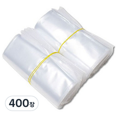 綠色塑膠 LDPE 夾鏈袋, 400個, 透明