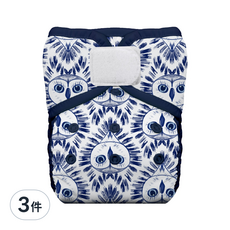 THIRSTIES 成長型 口袋式布尿布 一般款, Night Owl, 3件