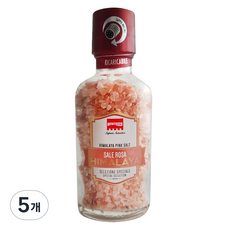 MONTOSCO 喜馬拉雅粉紅鹽研磨罐, 270g, 5個