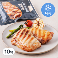 다즐샵 그릴 닭가슴살 갈릭맛 (냉동), 100g, 1개입, 10개