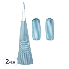 마켓피오 주방 스프라이트 앞치마 토시 세트, 타입2, 2세트