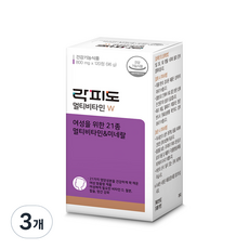 락피도 멀티비타민 W, 120정, 3개