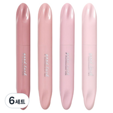 모던앳 그라데이션 모란디 형광펜 4종 세트, 핑크, 6세트