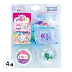 체인지 솜사탕 슬라임 200g, 4개, 랜덤발송(글리터펄, 향수, 색소)