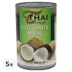 THAI heritage 椰奶, 400ml, 5個