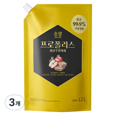 Soonsaem 蜂膠洗碗精 蘋果香, 1.2L, 3個