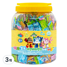 로보카폴리 아동용 칼슘 아연 비타민D 츄어블 250p, 250정, 3개