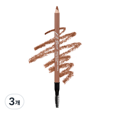 클리오 킬브로우 왁스리스 파우더 펜슬 1.85g, 4호 핑크브라운, 3개