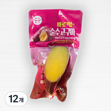 해맑음 바로먹는 순수고구마, 130g, 12개