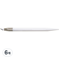 커터몰코리아 NT커터 파스텔 아트 나이프 공예용칼 D-401P, 화이트, 6개