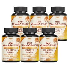퍼니트 리얼 비타민D 5000IU, 90정, 6개