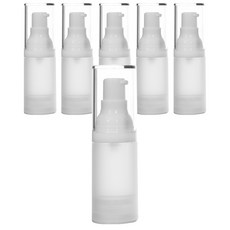 hubspray Airless PP 真空精華液容器 20ml, 半透明, 6個