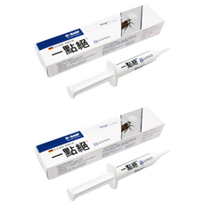 一點絕 2%凝膠餌劑, 專利誘食配方，一點就絕，徹底消滅蟑螂, 5g, 2條