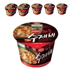 칠갑농산 해물수제비 매운맛, 173g, 8개