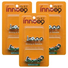 Innotime 傢俱用組裝螺栓 + 螺帽套組 NIT-801, 3套