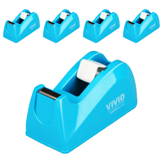 Mohaco 簡易透明膠帶臺, 5個, 藍色