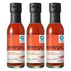 청정원 타이 핫 칠리 소스, 235g, 3개