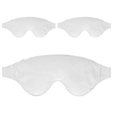 AMC眼部冷熱敷眼罩象牙色, 1入, 3個