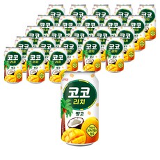 롯데칠성음료 코코리치 망고주스, 340ml, 24개